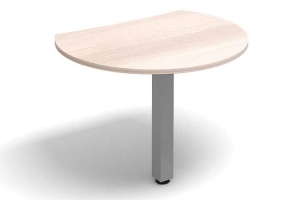 PRACTIC DIRECT Стол-сегмент с подпоркой <215>P/D L80хH75хS99 Дуб молочный