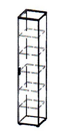 Шкаф <230/1>P/new L40xH207xS44