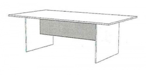 Стол для заседаний <100>P/new L220xH75xS120