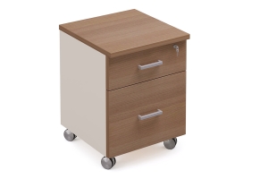 Тумба <210>PZ/Light L45xH59xS45 2-х секционная подкатная