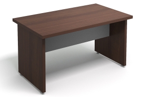 PREMIER Стол <180/2>PM L120xH75xS90 приставной Дуб чёрный/Алюминий