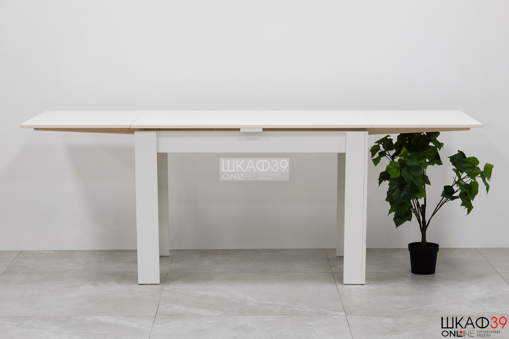 Промо тип 4 / ADDE Стол и 2 стула Белый