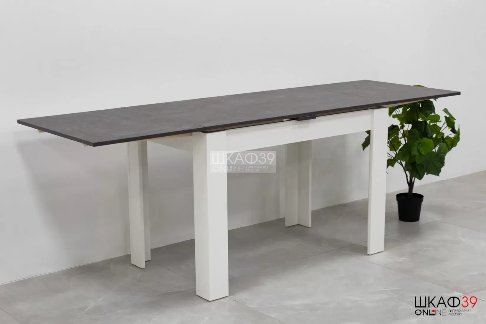 Промо тип 4 / MARIUS Стол и 4 стула Черный