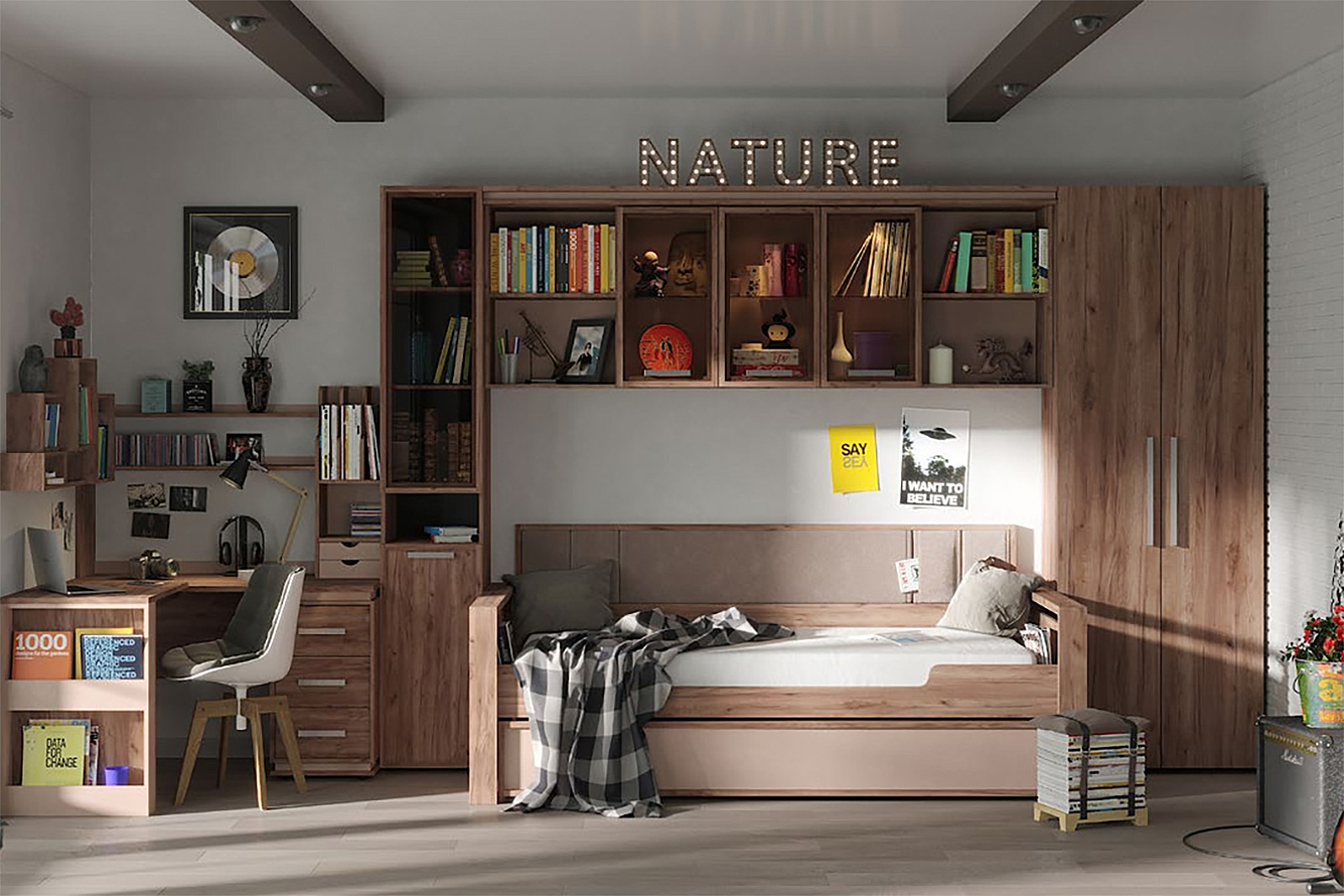 Nature молодежная спальня