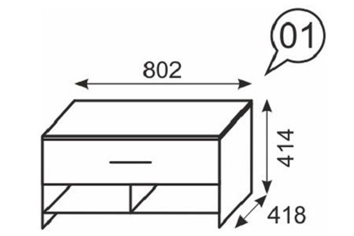Noto 01 Тумба для обуви