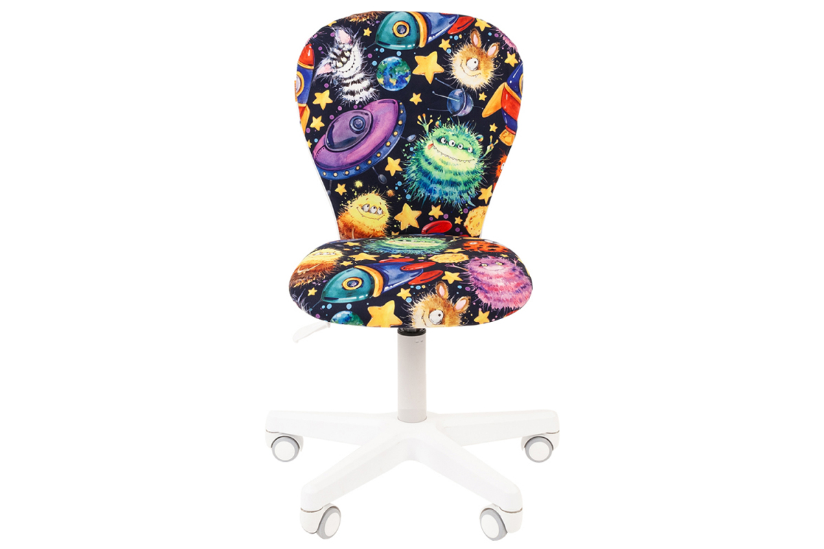 Сhairman kids 105 Кресло Ткань нло (белый пластик)