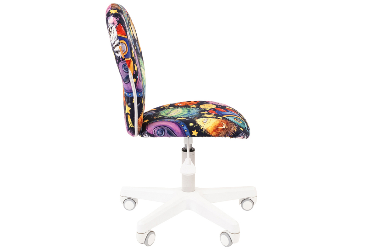 Сhairman kids 105 Кресло Ткань нло (белый пластик)