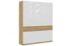 Бостон ШК-004 Шкаф 4-х ств. Дуб крафт золотой/Белый глянец